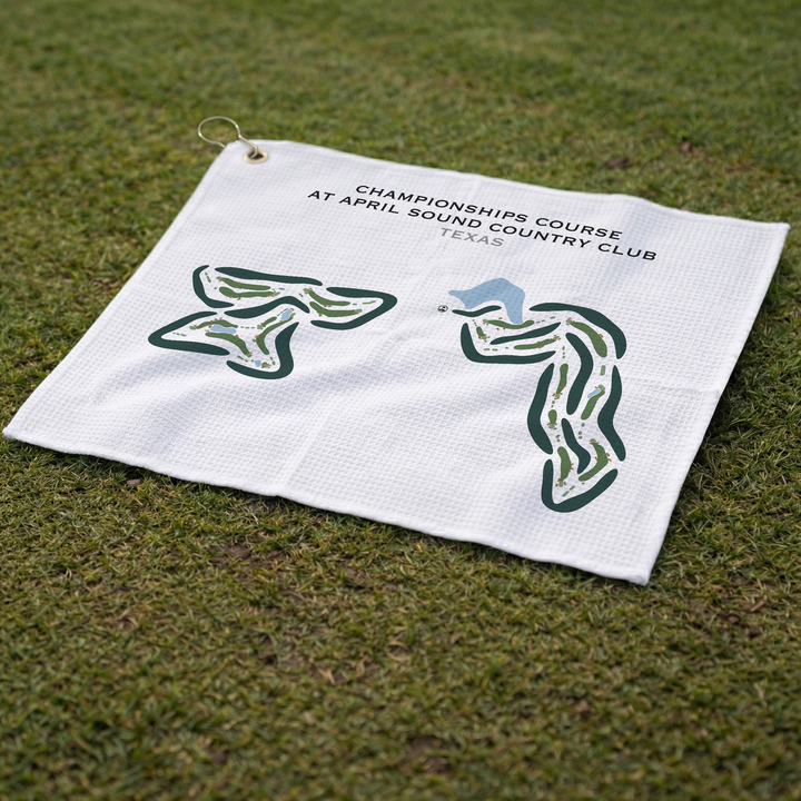 Championships Course at April Sound Country Club, Texas - Printed Golf Courses