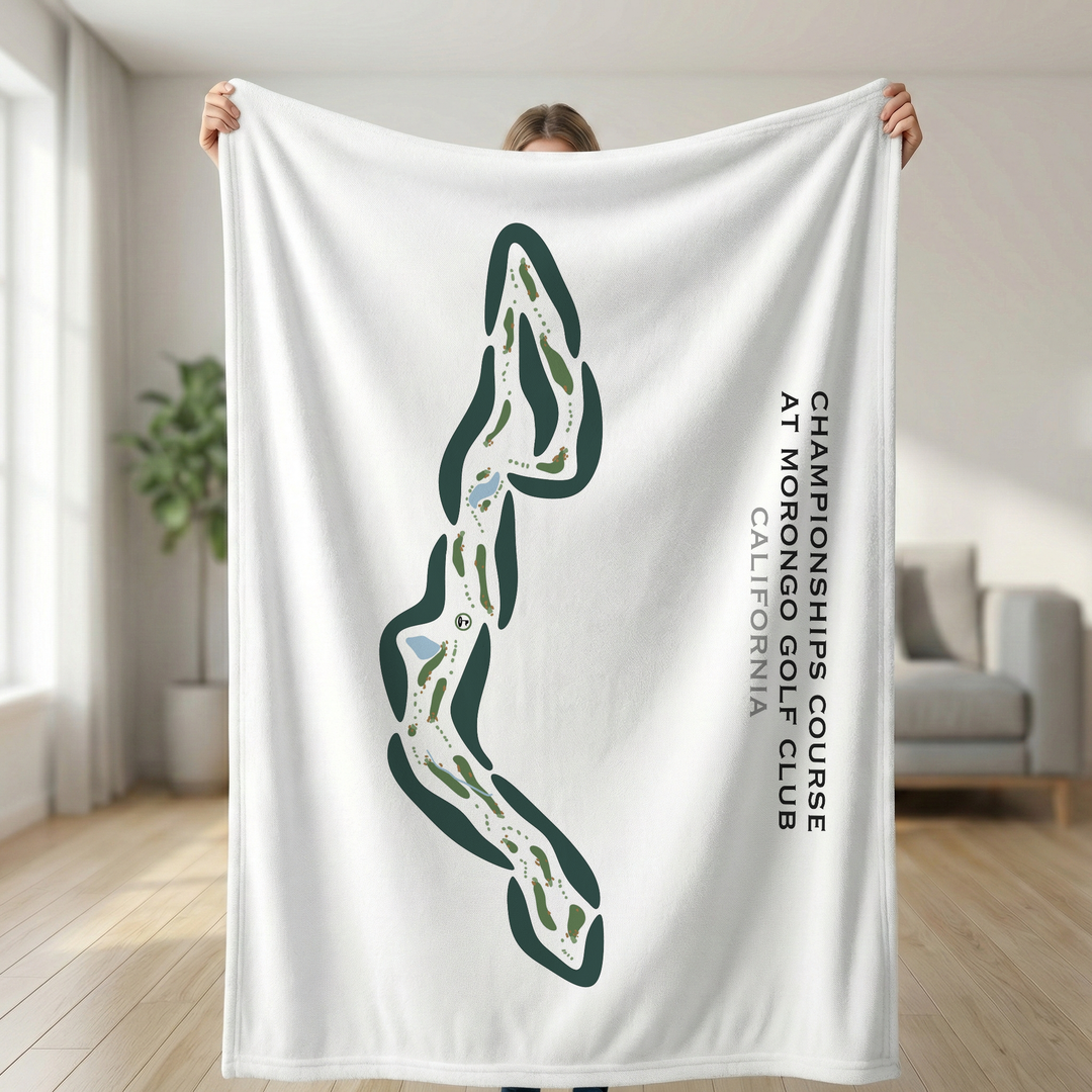 Championships Course at Morongo Golf Club at Tukwet Canyon, California - Printed Golf Courses