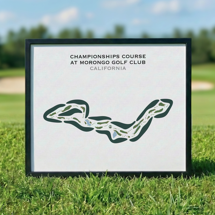 Championships Course at Morongo Golf Club at Tukwet Canyon, California - Printed Golf Courses