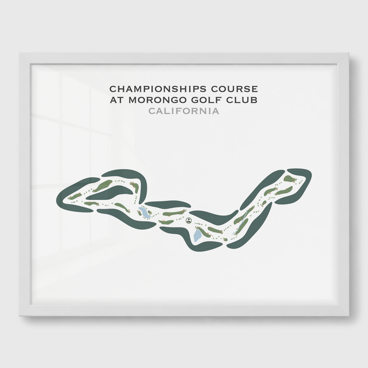 Championships Course at Morongo Golf Club at Tukwet Canyon, California - Printed Golf Courses