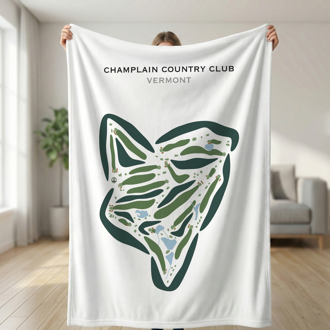 Champlain Country Club, Vermont - Printed Golf Courses