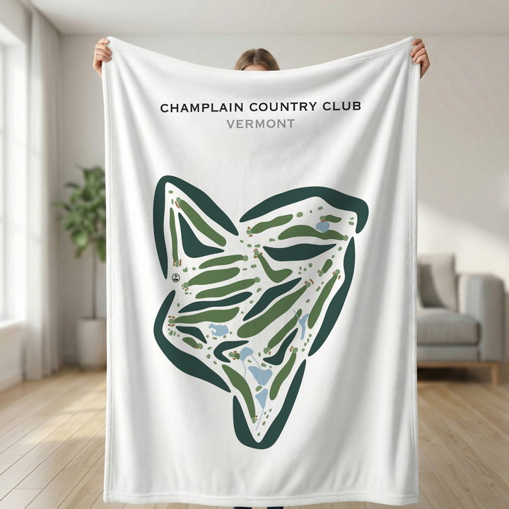 Champlain Country Club, Vermont - Printed Golf Courses