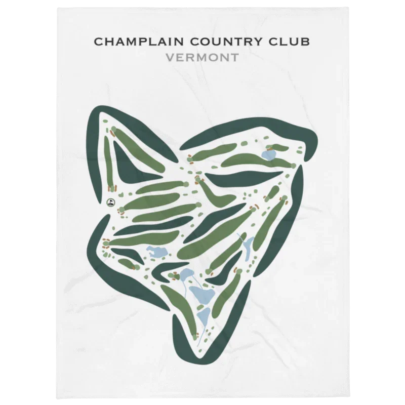 Champlain Country Club, Vermont - Printed Golf Courses