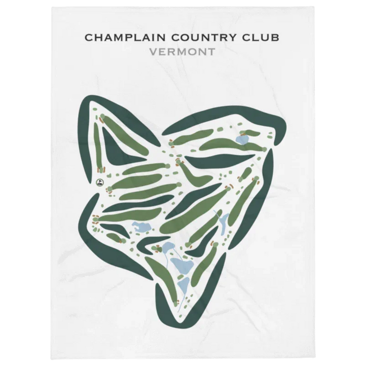 Champlain Country Club, Vermont - Printed Golf Courses