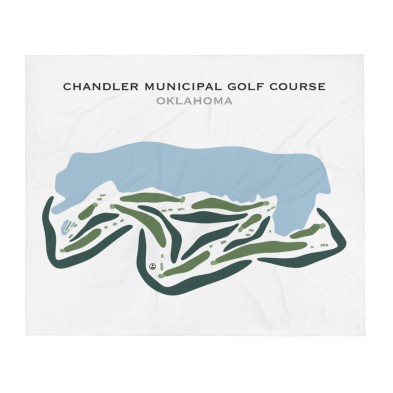 Chandler Municipal Golf Course, Oklahoma - Printed Golf Courses