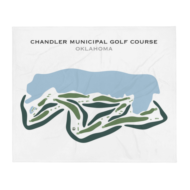 Chandler Municipal Golf Course, Oklahoma - Printed Golf Courses