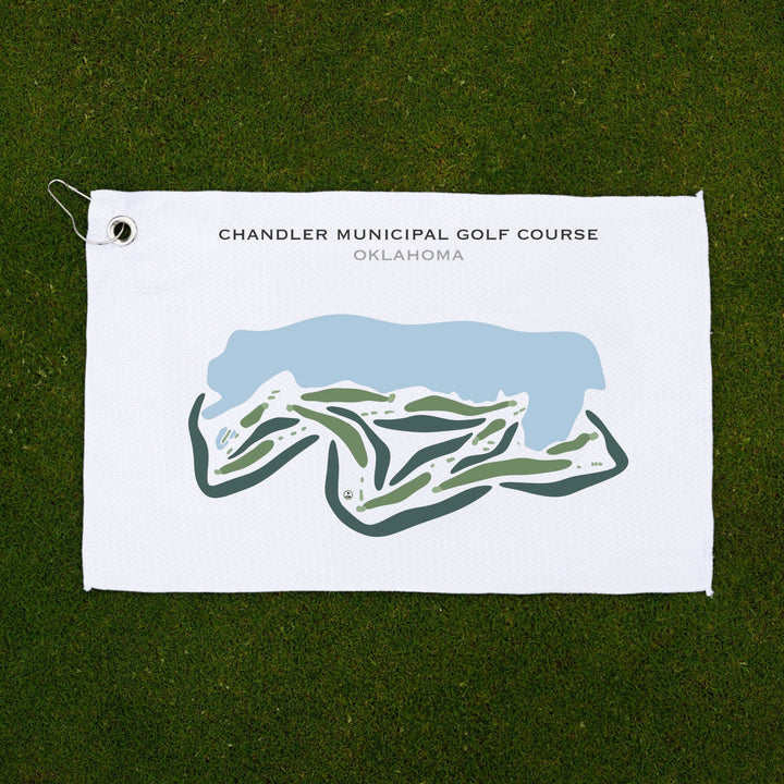 Chandler Municipal Golf Course, Oklahoma - Printed Golf Courses