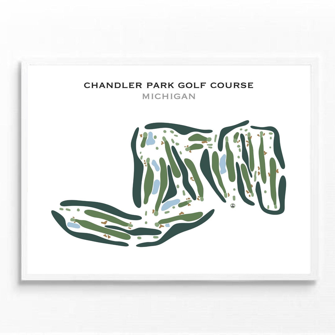 Chandler Park Golf Course, Michigan - Golf Course Prints