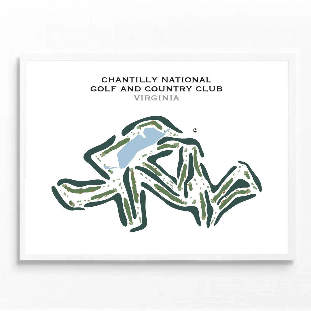 Buy the best printed golf course Chantilly National Golf & Country Club