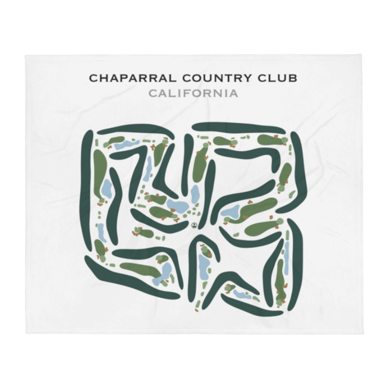 Chaparral Country Club, California - Printed Golf Courses