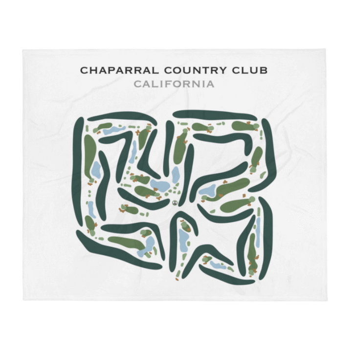 Chaparral Country Club, California - Printed Golf Courses