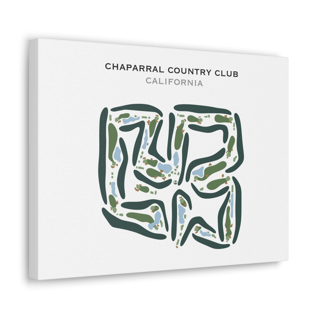 Chaparral Country Club, California - Printed Golf Courses