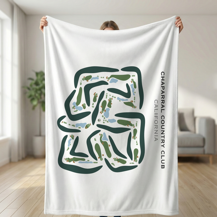 Chaparral Country Club, California - Printed Golf Courses