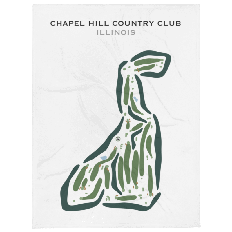 Chapel Hill Country Club, Illinois - Printed Golf Courses