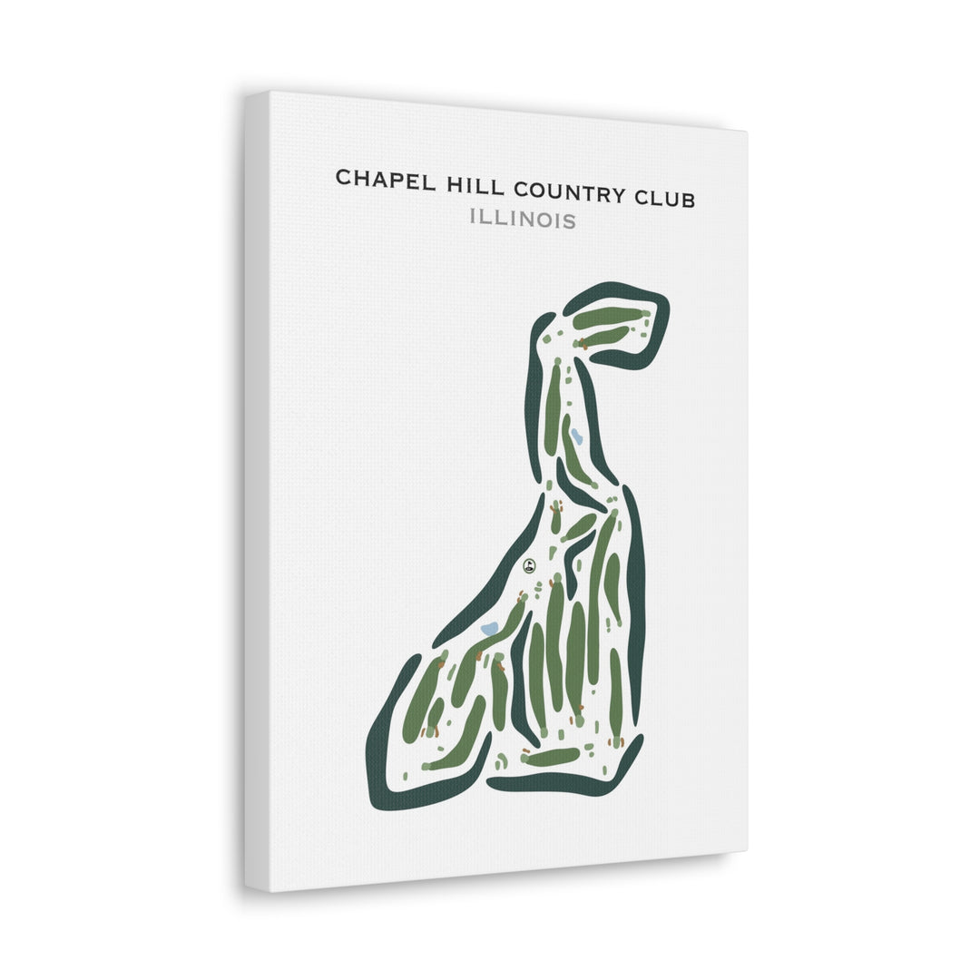 Chapel Hill Country Club, Illinois - Printed Golf Courses