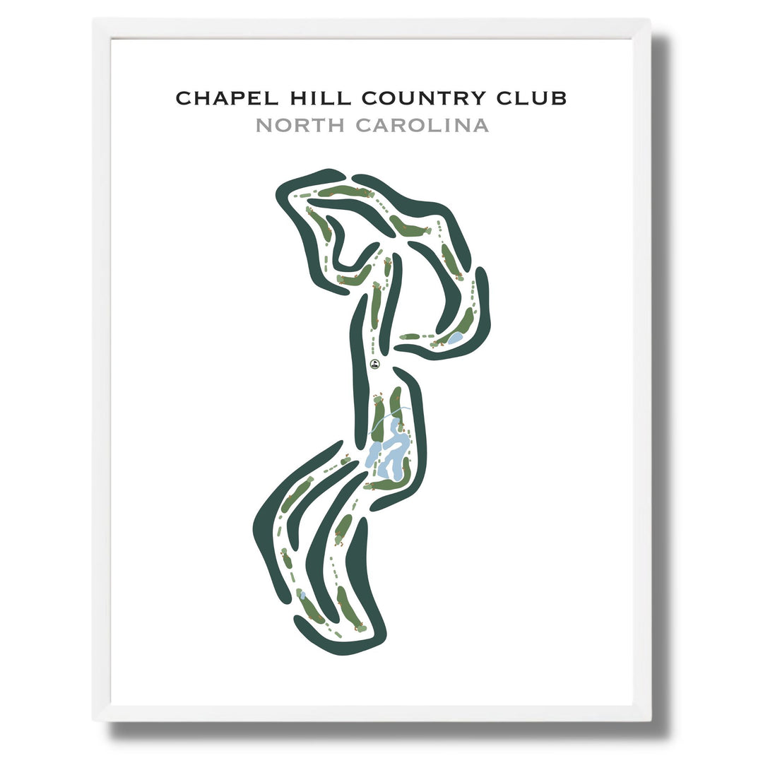 Chapel Hill Country Club, North Carolina - Printed Golf Courses
