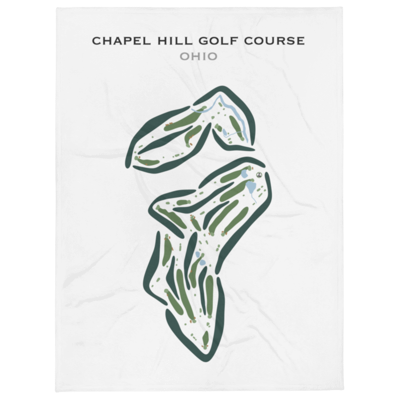 Chapel Hill Golf Course, Ohio - Printed Golf Courses