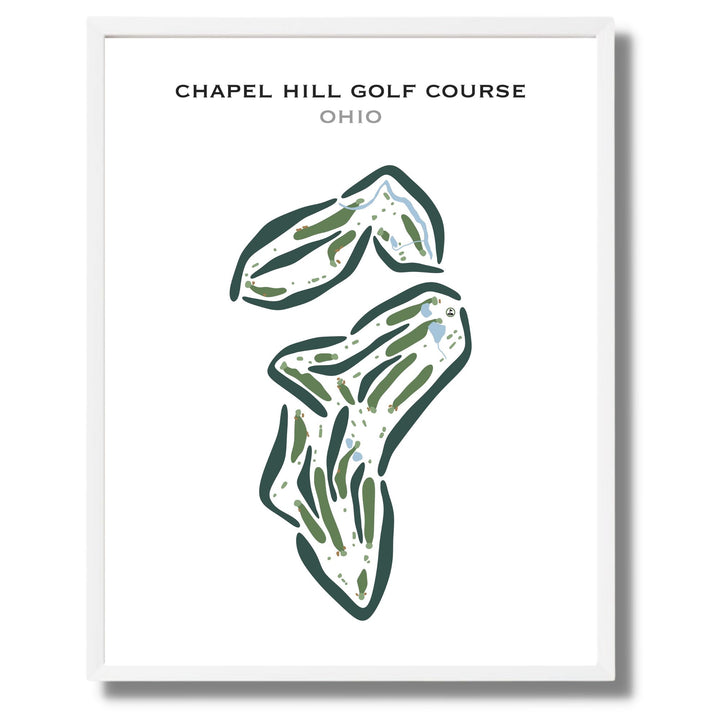 Chapel Hill Golf Course, Ohio - Printed Golf Courses