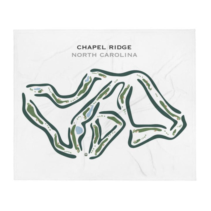 Chapel Ridge, North Carolina - Printed Golf Course