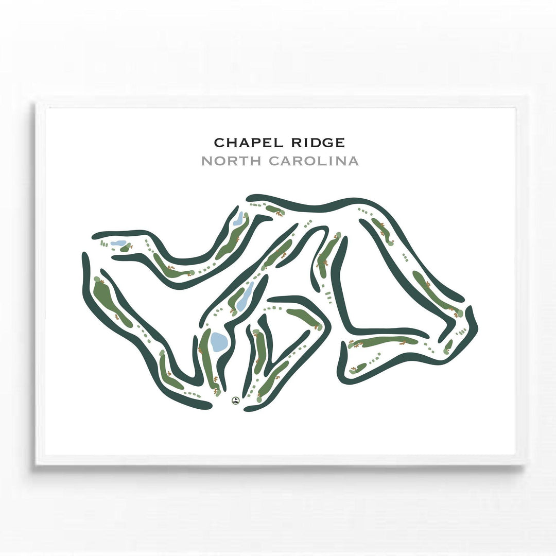 Chapel Ridge, North Carolina - Printed Golf Course