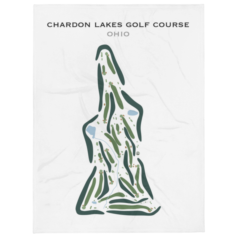 Chardon Lakes Golf Course, Ohio - Printed Golf Course