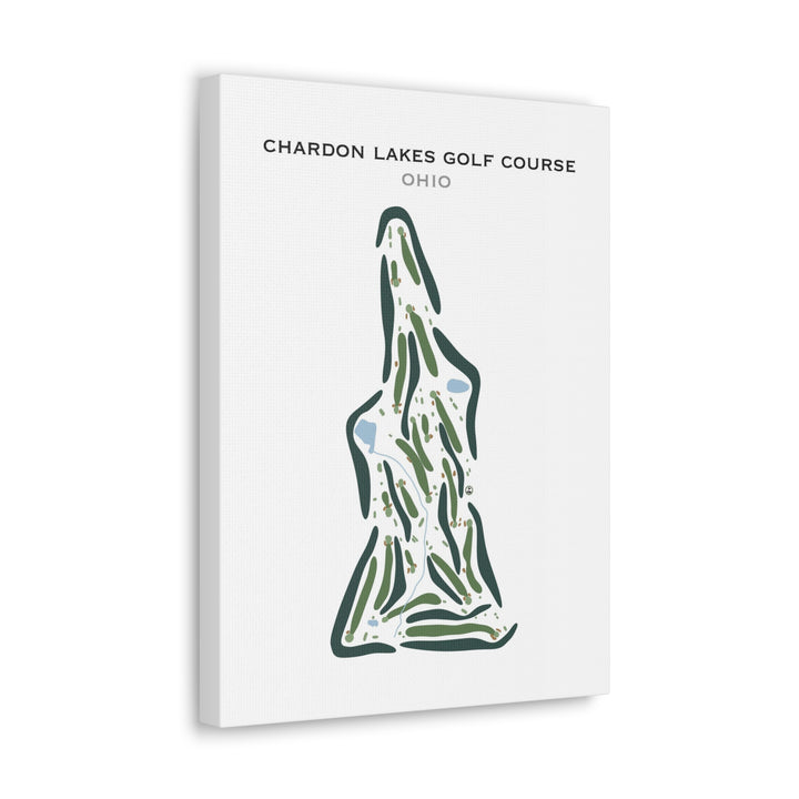 Chardon Lakes Golf Course, Ohio - Printed Golf Course