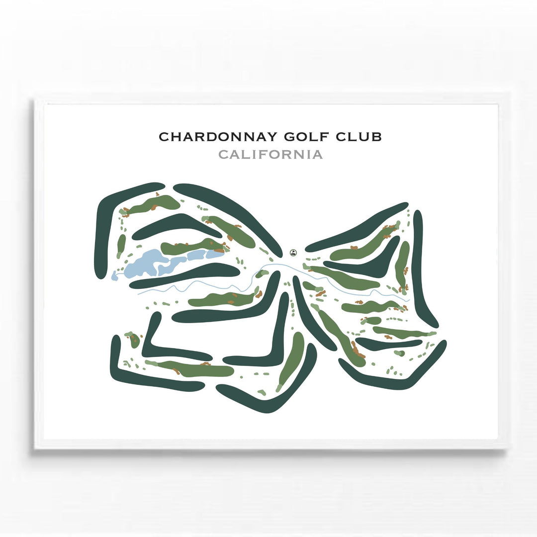 Chardonnay Golf Club, California - Printed Golf Courses