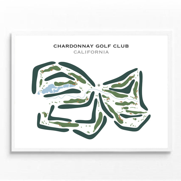 Chardonnay Golf Club, California - Printed Golf Courses