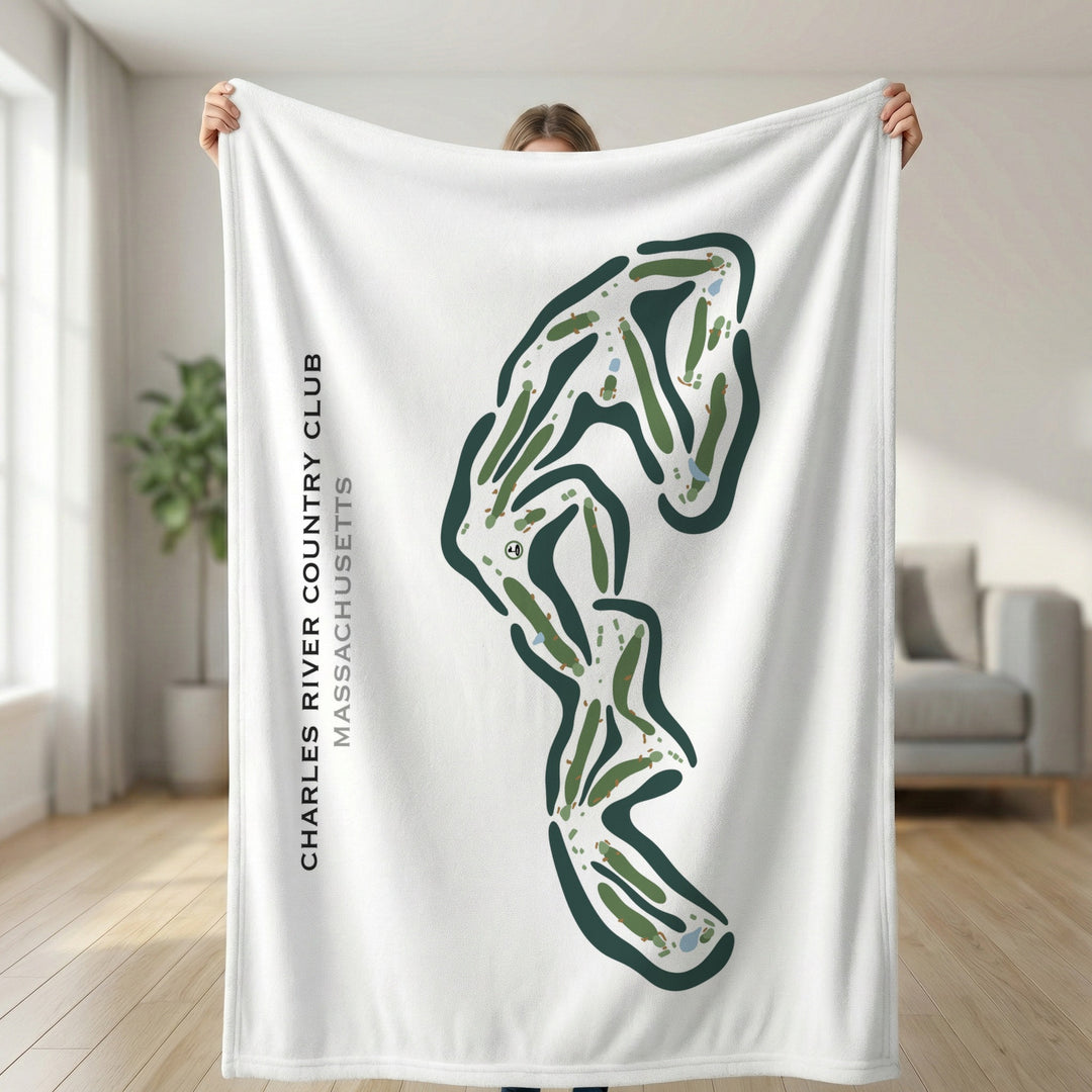 Charles River Country Club, Massachusetts - Printed Golf Courses