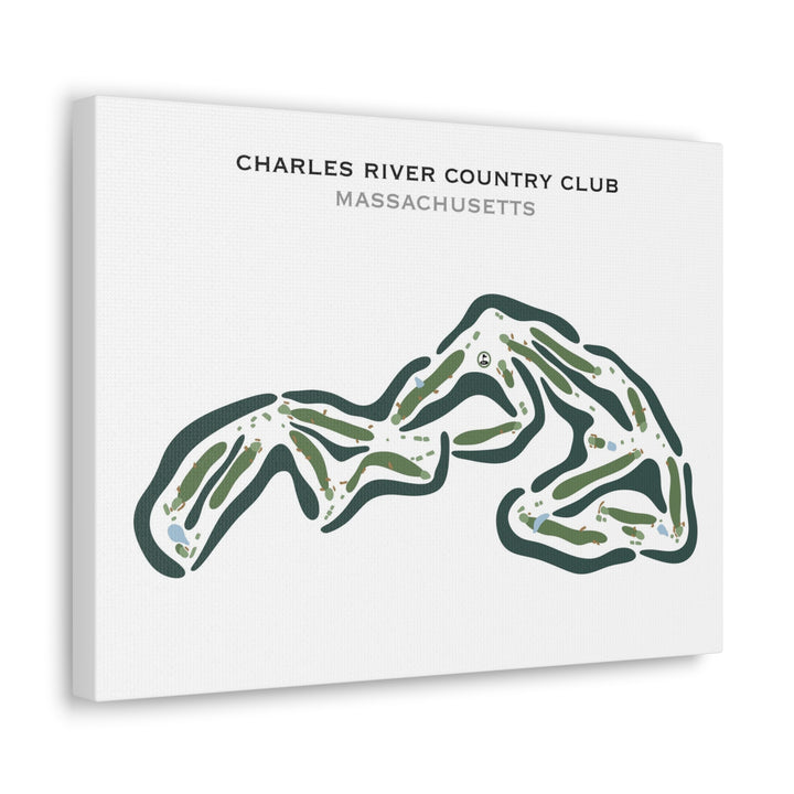 Charles River Country Club, Massachusetts - Printed Golf Courses