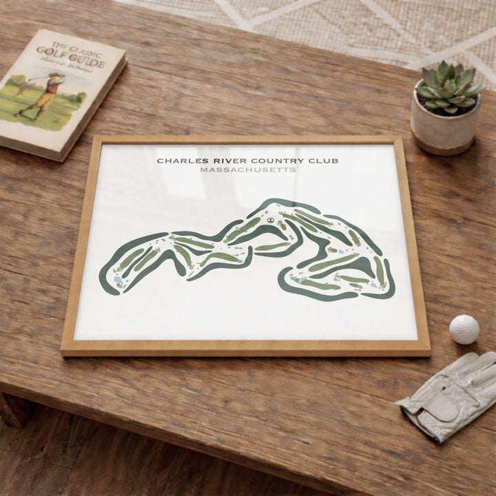 Charles River Country Club, Massachusetts - Printed Golf Courses