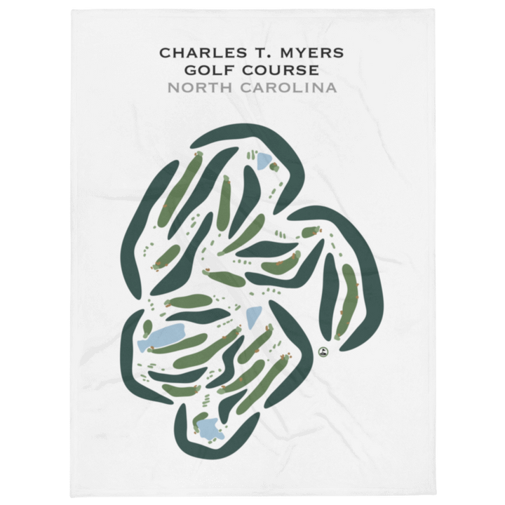 Charles T Myers Golf Course, North Carolina - Printed Golf Courses