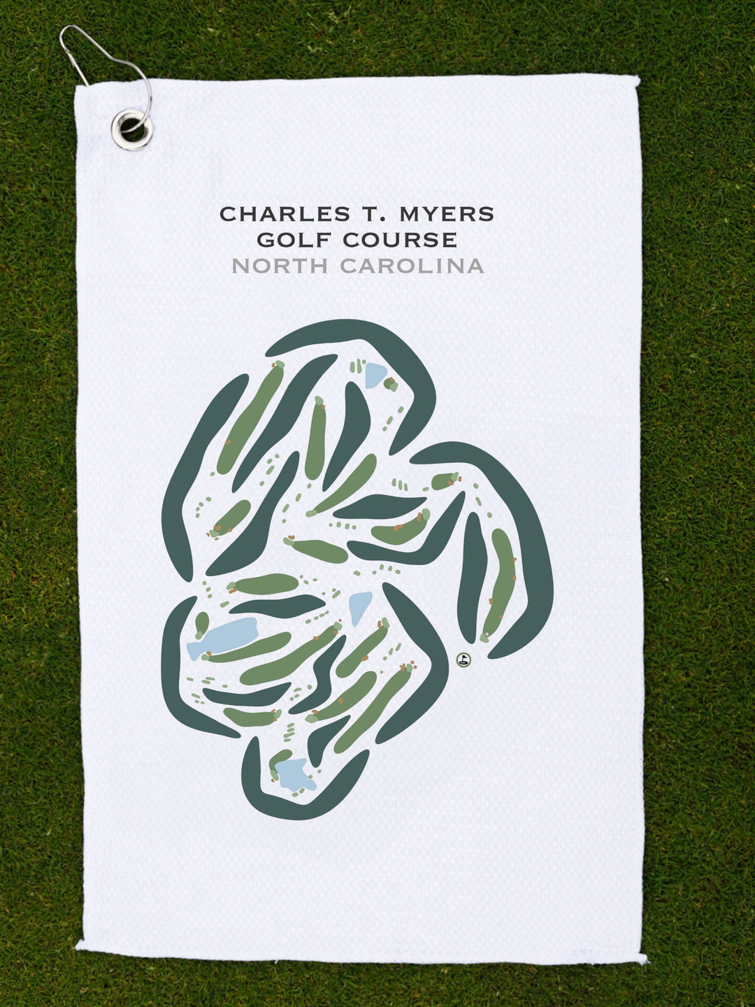 Charles T Myers Golf Course, North Carolina - Printed Golf Courses