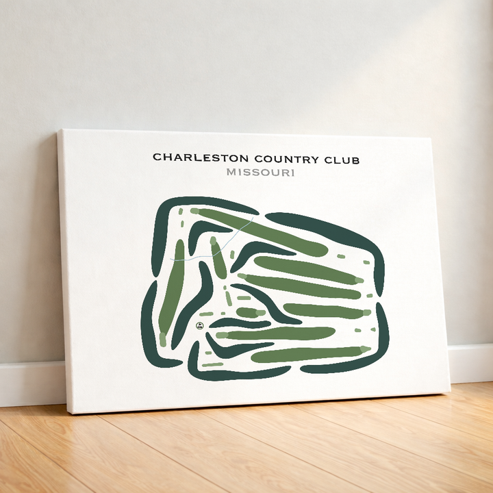 Charleston Country Club, Missouri - Printed Golf Courses