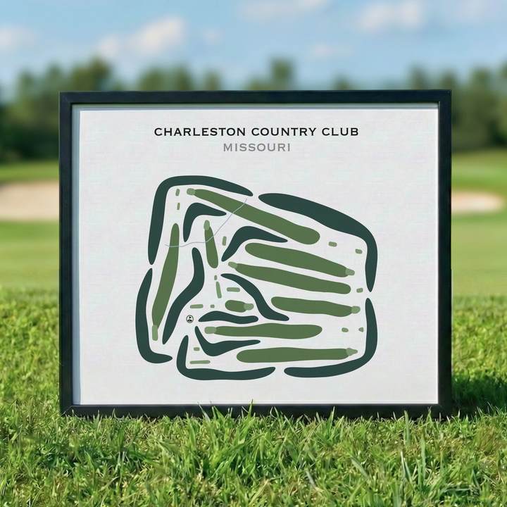 Charleston Country Club, Missouri - Printed Golf Courses