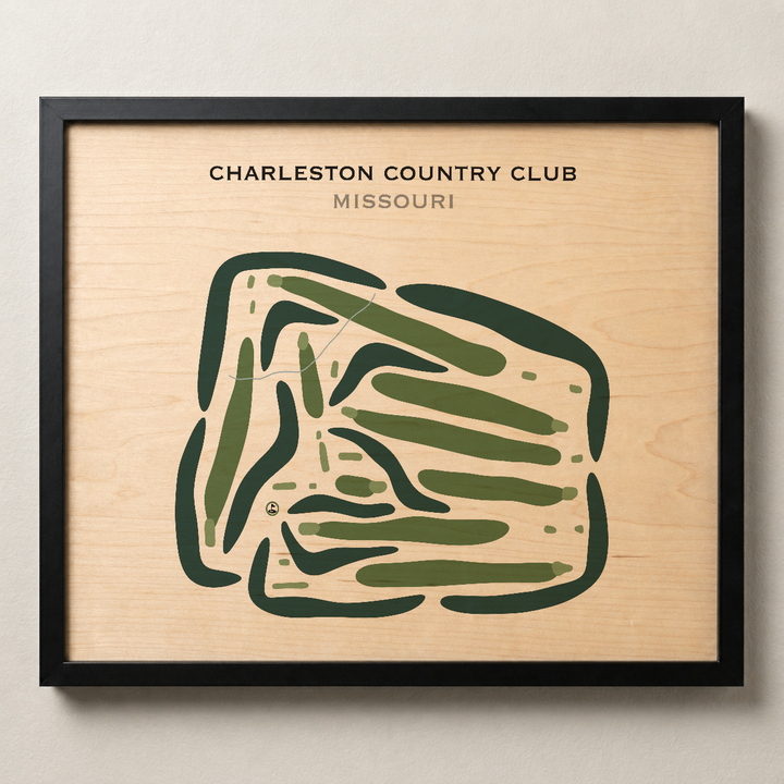 Charleston Country Club, Missouri - Printed Golf Courses