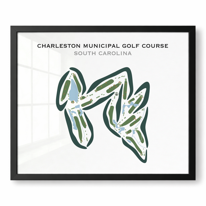 Charleston Municipal Golf Course, South Carolina - Printed Golf Courses