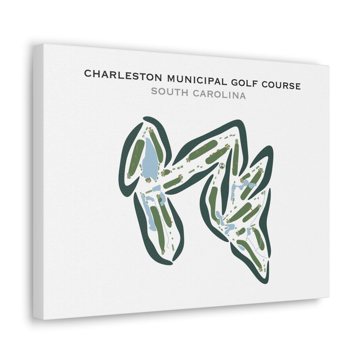 Charleston Municipal Golf Course, South Carolina - Printed Golf Courses