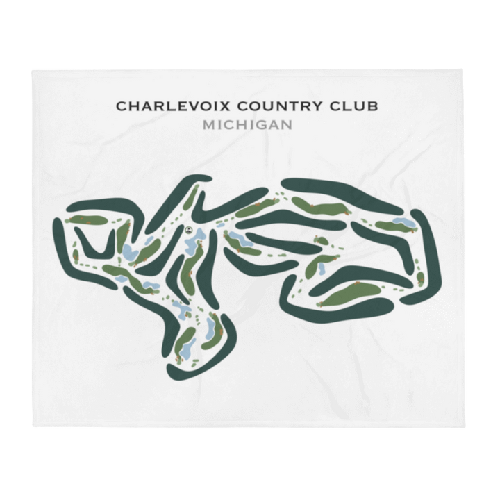 Charlevoix Country Club, Michigan - Printed Golf Courses