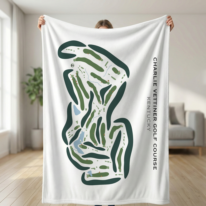 Charlie Vettiner Golf Course, Kentucky - Printed Golf Courses