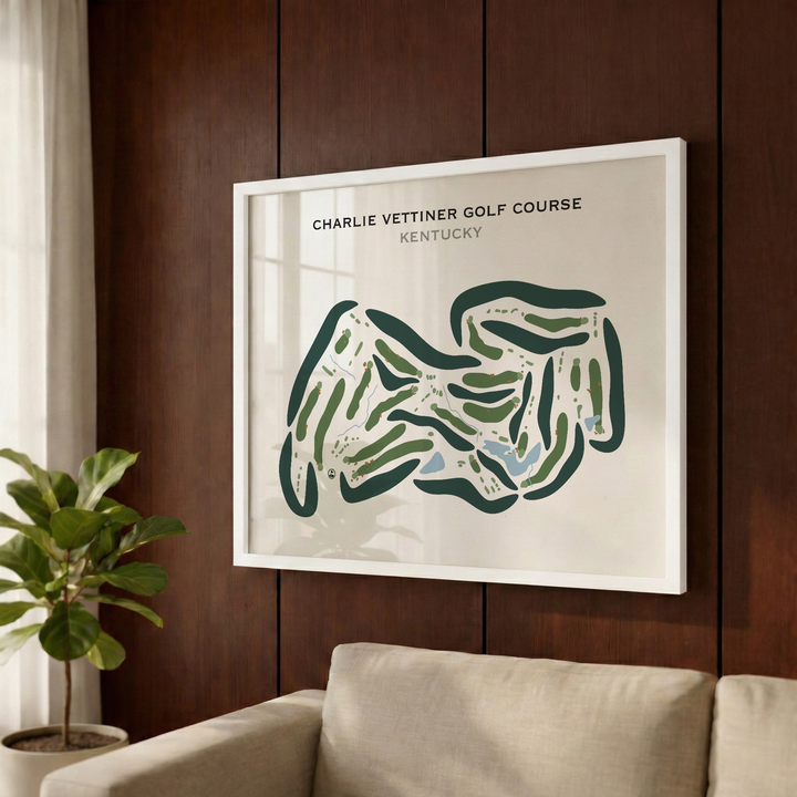 Charlie Vettiner Golf Course, Kentucky - Printed Golf Courses