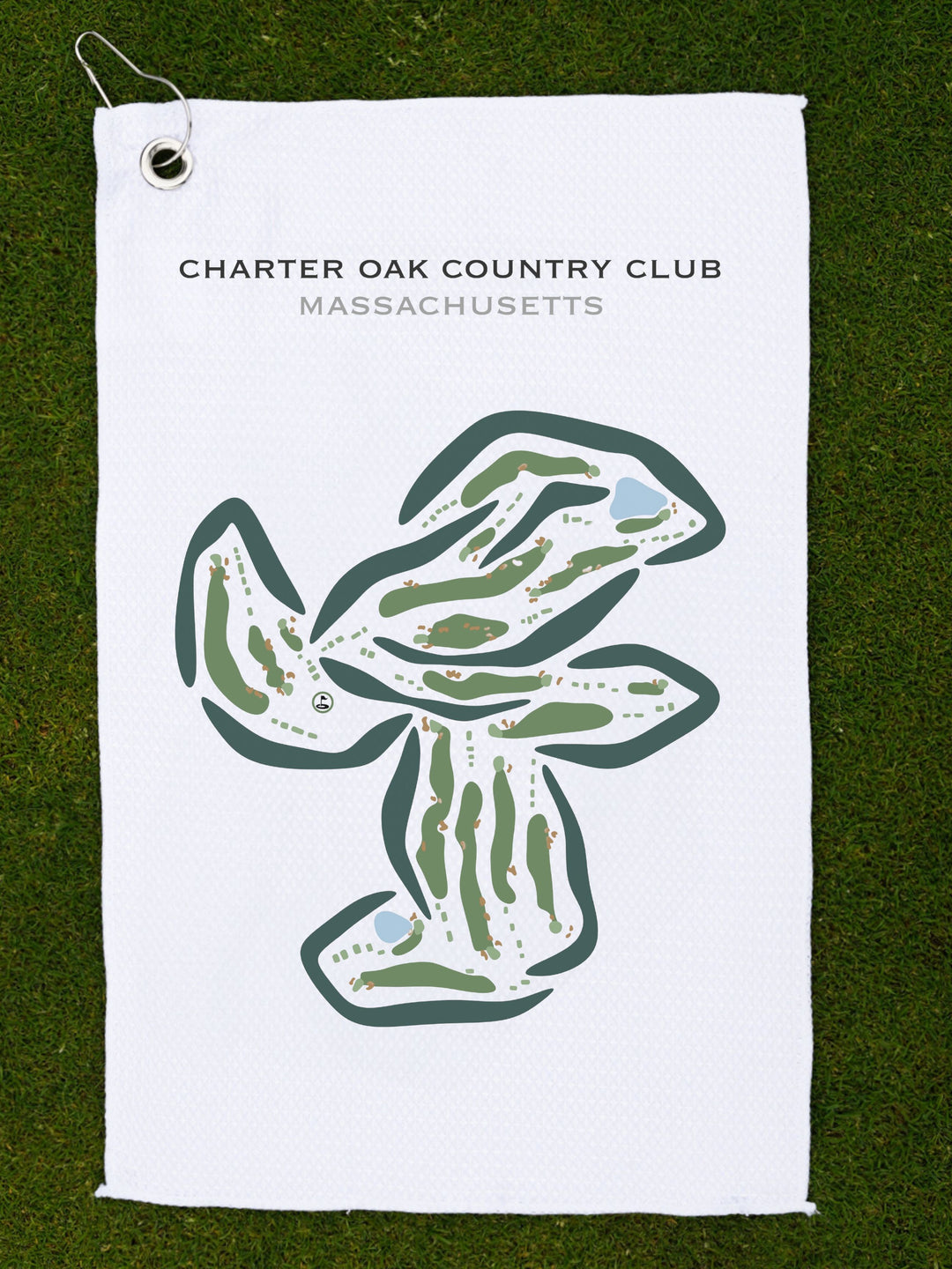 Charter Oak Country Club, Massachusetts - Printed Golf Courses