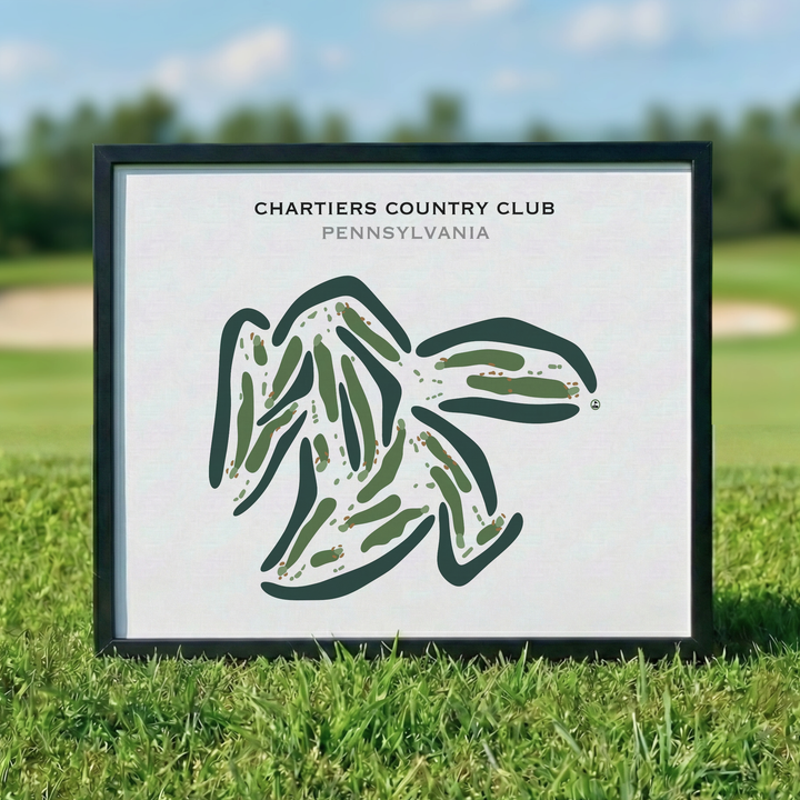 Chartiers Country Club, Pennsylvania - Printed Golf Courses
