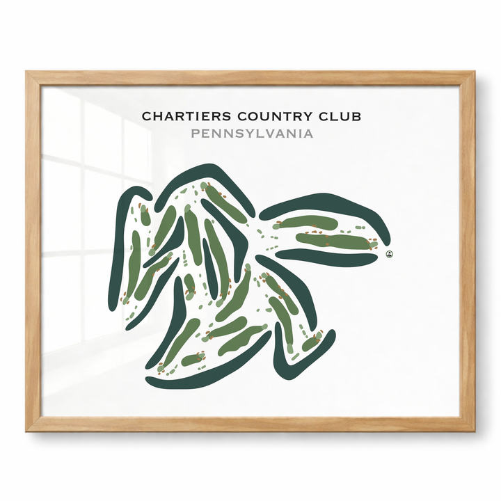 Chartiers Country Club, Pennsylvania - Printed Golf Courses