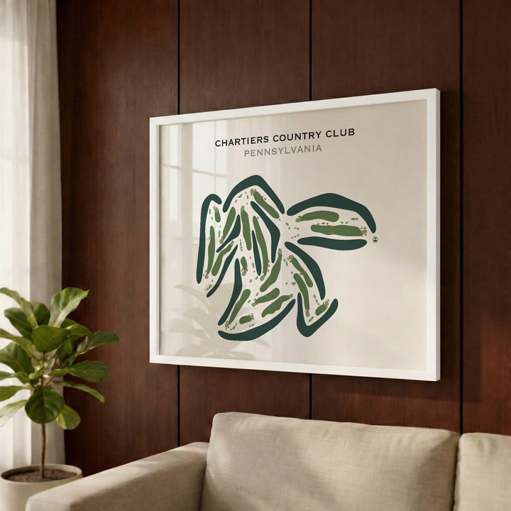 Chartiers Country Club, Pennsylvania - Printed Golf Courses