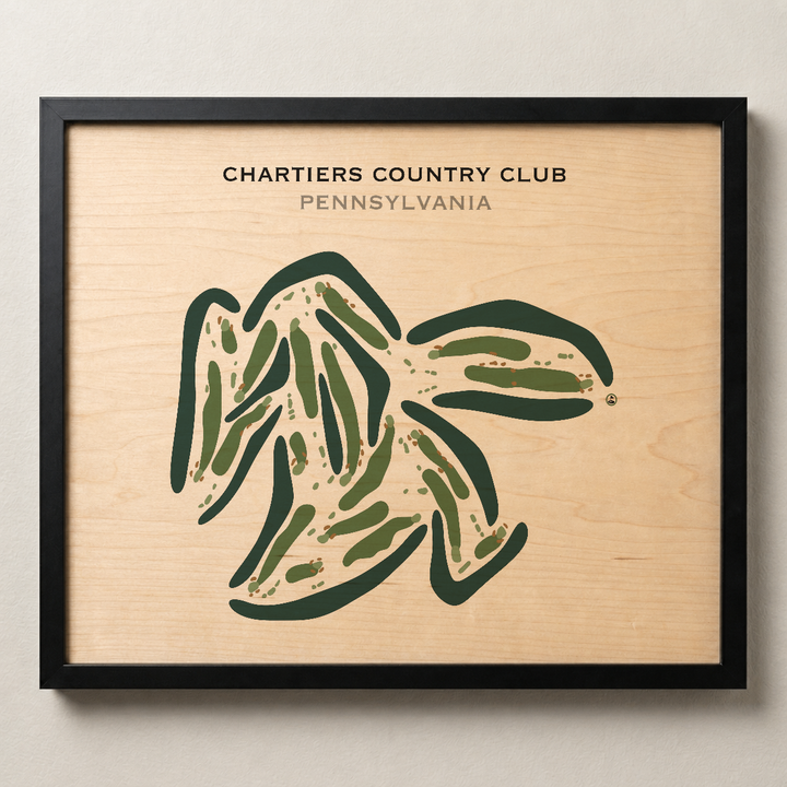 Chartiers Country Club, Pennsylvania - Printed Golf Courses