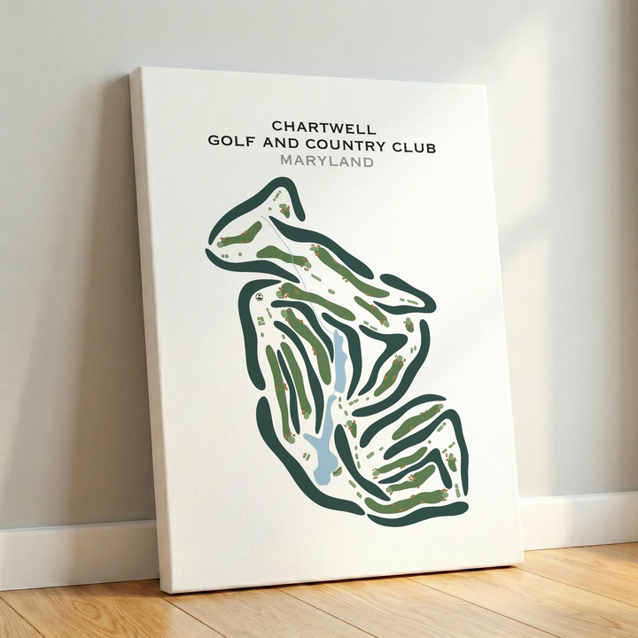 Chartwell Golf & Country Club, Maryland - Printed Golf Courses