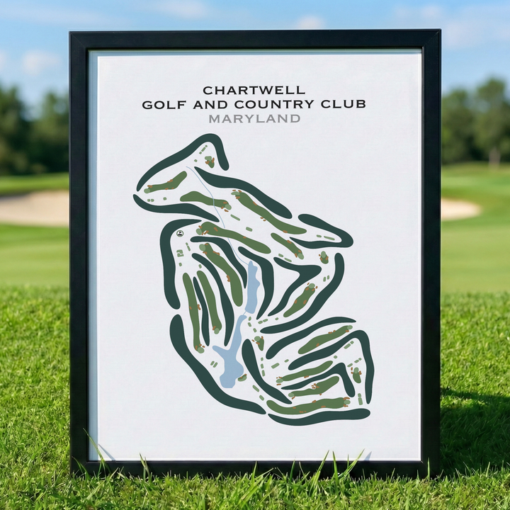 Chartwell Golf & Country Club, Maryland - Printed Golf Courses