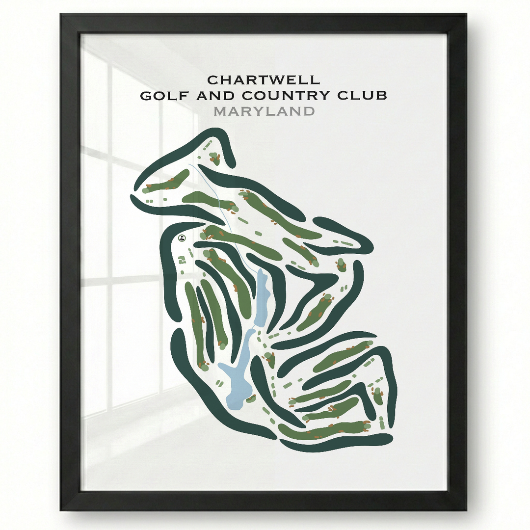Chartwell Golf & Country Club, Maryland - Printed Golf Courses