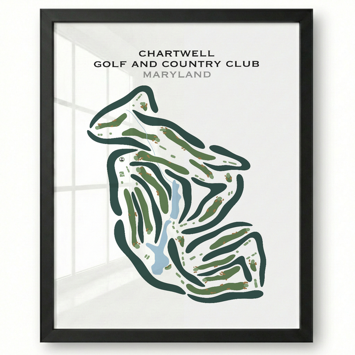 Chartwell Golf & Country Club, Maryland - Printed Golf Courses